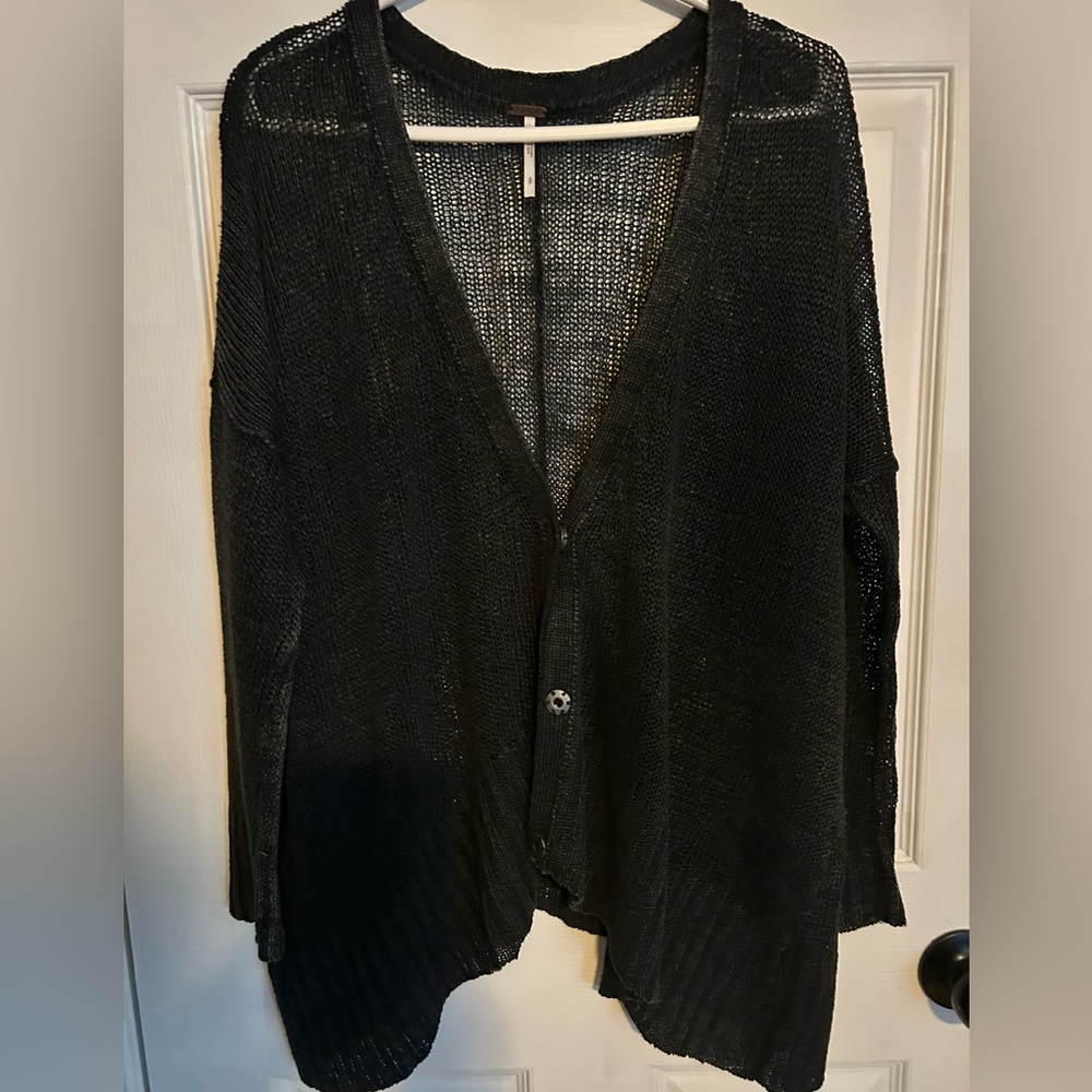 Linen Free People Cardigan